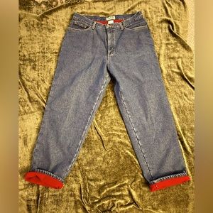 L.L. Bean original fit relaxed jean with flannel lining